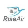 Rise Air at YVC Rise Air logotype